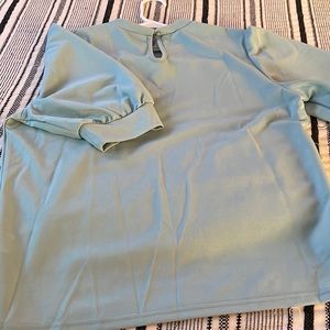 SHEIN mint Green blouse